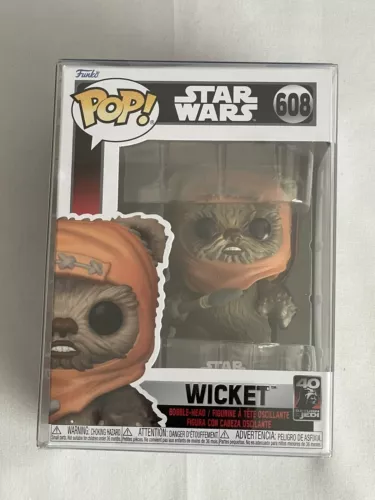 Funko POP! Star Wars Return Of The Jedi 40th #608 Wicket - New, Mint Condition