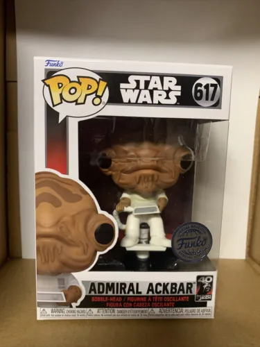 Funko Pop! Star Wars: Return of The Jedi 40th Anniversary Admiral Ackbar #617