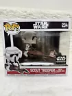 Funko Pop Star Wars Scout Trooper With Speeder Bike #234 Smugglers Bounty