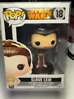 Funko Pop Star Wars Slave Leia Vaulted Edition Black Box 18 Shelf Wear Princess