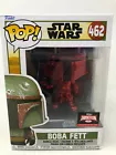 Funko POP! Star Wars The Book of Boba Fett Boba Fett Red Chrome #462 DAMAGED