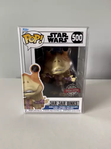 Funko Pop Star Wars The Clone Wars Jar Jar Binks #500 Excellent Condition