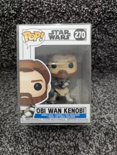 Funko Pop Star Wars the Clone Wars Obi Wan Kenobi Vinyl Figure #270