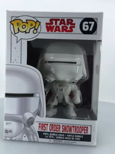 Funko POP! Star Wars The Last Jedi First Order Snowtrooper #67 DAMAGED BOX