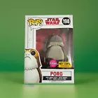 Funko POP! Star Wars: The Last Jedi Porg Flocked #198 -  Hot Topic Exclusive New