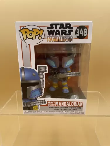 Funko POP! Star Wars: The Mandalorian Heavy Infantry Figure #348 Pop