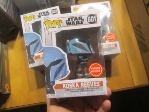 FUNKO POP STAR WARS THE MANDALORIAN KOSKA REEVES # 601 EXCLUSIVE GAMESTOP