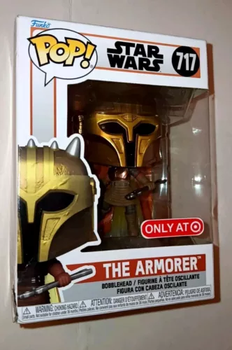 Funko Pop! Star Wars: The Mandalorian THE ARMORER #717 Target Excl. *Box Damage*