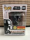 Funko Pop! Star Wars The Mandalorian W/ DarkSaber #491 Box Warehouse Exc