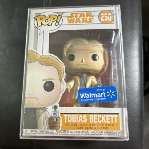 Funko Pop! Star Wars Tobias Beckett #250 Walmart Exclusive With Protector