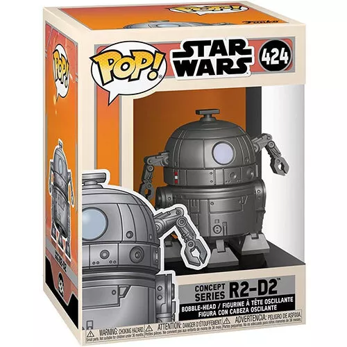 Funko POP! Star Wars Vinyl Bobble Figure - CONCEPT SERIES R2-D2 #424 - NM/Mint