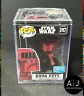 Funko Pop Star Wars : Wondercon Exclusive : Boba Fett #297 Red Vinyl w/Protector