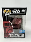 Funko Pop Star Wars : Wondercon Exclusive :  Boba Fett #297 Red Vinyl