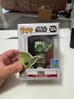 Funko Pop! Star Wars: Yoda (Green Chrome) Exclusive #124 W/ Protector