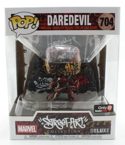 Funko Pop! - Street Art Collection Daredevil 704 Gamestop Exclusive Bobble-Head