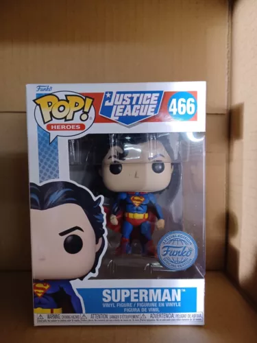 Funko POP!  Super Heroes: Justice League - Superman Special Edition #466