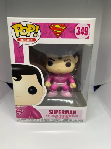 Funko Pop! Superman #349 DC Heroes: Breast Cancer Awareness MAY