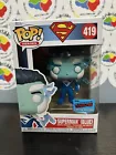 Funko POP! Superman (Blue) #419 2021 NYCC EXCLUSIVE (Official Con Sticker) New