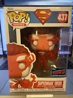 Funko Pop Superman (RED) 437 2022 NYCC Exclusive NM Guaranteed Authentic*