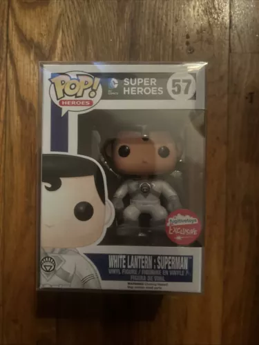 Funko Pop! Superman (White Lantern) 57 Fugitive Toys (great shape)