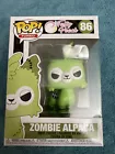 Funko Pop Tasty Peach #86 Zombie Alpaca Vaulted Vinyl Figure + Protector