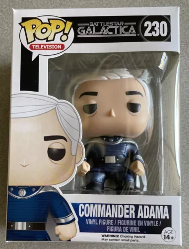 Funko Pop! -Television - 230 Battlestar Galactica Commander Adama NIB