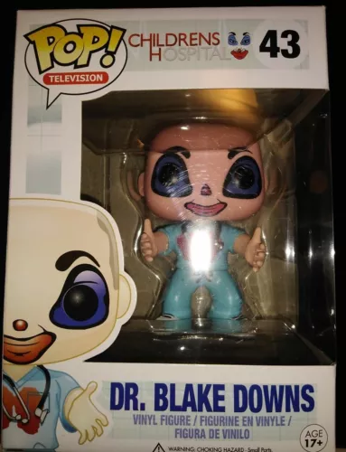 Funko POP! Television Childrens Hospital DR. BLAKE DOWNS 43 Vinyl Figure New!