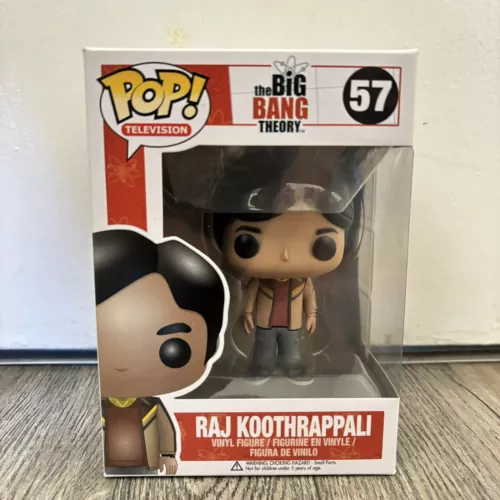 Funko POP! Television The Big Bang Theory Raj Koothrappali #57 Figure - READ