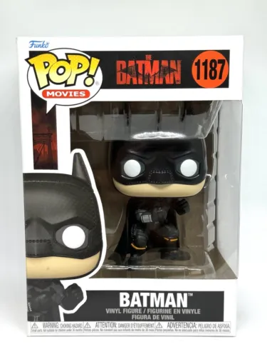 Funko Pop! The Batman (2022) - Batman Pop Vinyl Figure #1187 Pop Movies New