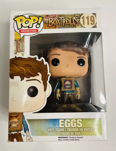 Funko Pop! The BoxTrolls #119 Eggs  Rare Vaulted