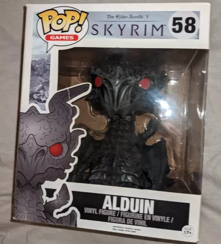 Funko Pop The Elder Scrolls V Skyrim Alduin Dragon #58 2015