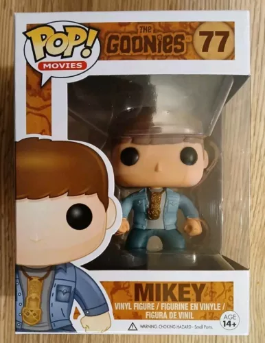 Funko Pop, THE GOONIES Mikey #77 VAULTED RETIRED Authentic Pop Mint Condition !!