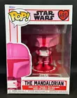 Funko Pop The Mandalorian 495 Star Wars Valentine's Day Pink Bobble-Head READ!