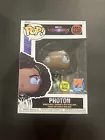 Funko Pop! The Marvels Photon GITD Pop!  #1250 PX Exclusive W/ Pop Protector!