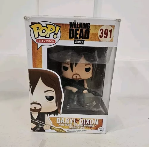 Funko Pop! The Walking Dead DARYL DIXON  with Rocket Launcher #391 (Damaged Box)