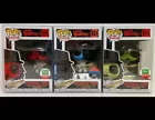 Funko Pop The Warriors Set Baseball Fury #824 Red Green & Blue Exclusive Sticker