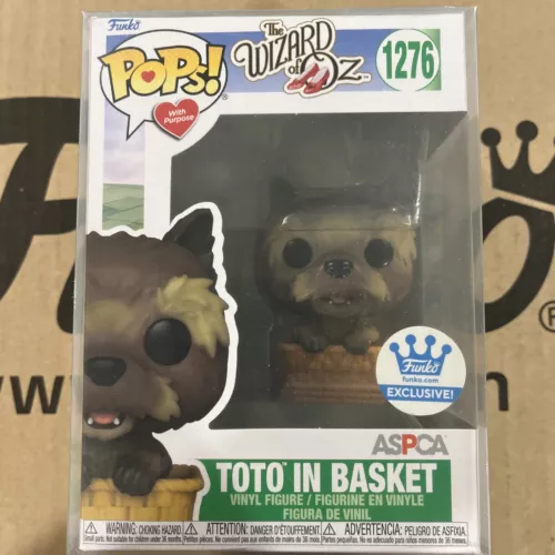 Funko Pop! The Wizard Of Oz: Toto In Basket #1276 Funko Shop w/ Protector ASPCA