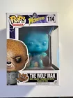 Funko Pop The Wolfman #114 Toy Tokyo Limited Edition. Dark Eyes. Missing Sticker