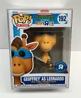 Funko Pop TMNT 192 Geoffrey as Leonardo with pop protector Toys R Us Exclusive