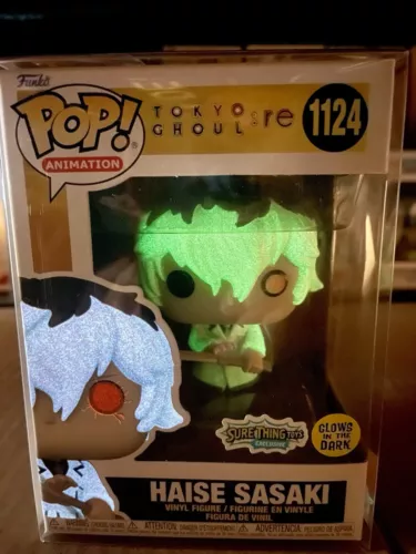 Funko Pop Tokyo Ghoul Re Haise Sasaki #1124 Glow GITD Sure Thing With Protector