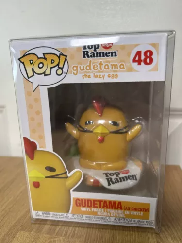 FUNKO POP! Top Ramen Gudetama the Lazy Egg As Chicken Vinyl Figure 48 Nissin