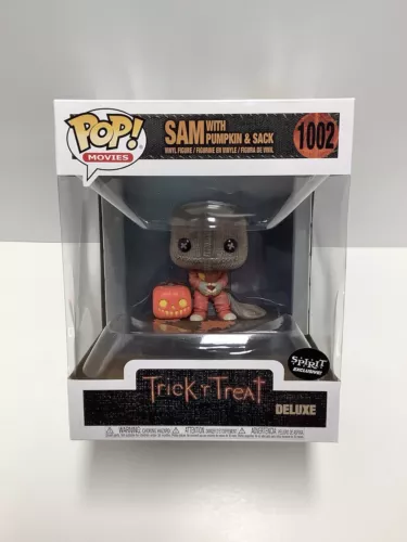 Funko Pop! Trick ‘R Treat #1002  Sam With Pumpkin And Sack Spirit Exclusive NEW