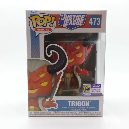 FUNKO POP TRIGON 473 JUSTICE LEAGUE SUMMER CONVENTION EXCLUSIVE