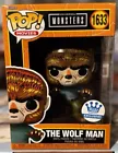 Funko Pop Universal Monsters THE WOLF MAN 1633 FUNKO EXCLUSIVE DECO RETRO w/Case