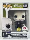 Funko Pop! Vampire Jack #598 GLOW The Nightmare Before Christmas - *SEE PHOTOS*