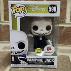 Funko Pop Vampire Jack Skellington Disney 598 Glows in Dark Figure Walgreens Exc