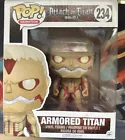 Funko Pop! Vinyl 6": Attack on Titan - Armored Titan (6 inch) #234 New Dmg Box