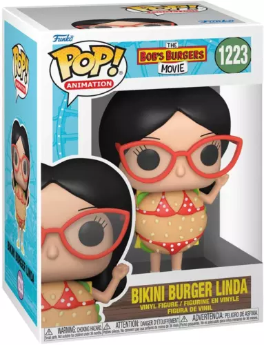 funko pop vinyl animation  the bobs burgers movie bikini burger linda no.1223