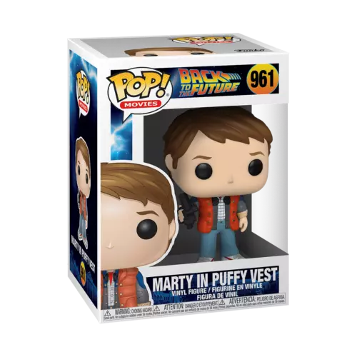 Funko Pop! Vinyl: Back to the Future - Marty in Puffy Vest #961