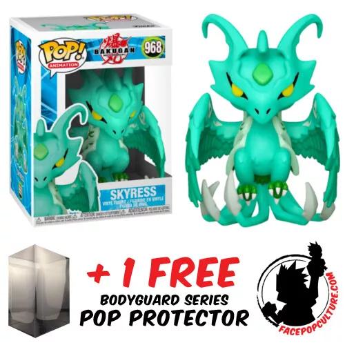 FUNKO POP VINYL BAKUGAN SKYRESS #968 VINYL FIGURE + PROTECTOR